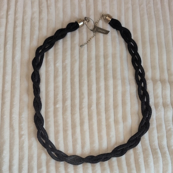 Chico's Jewelry - Chico's Black Braided Necklace